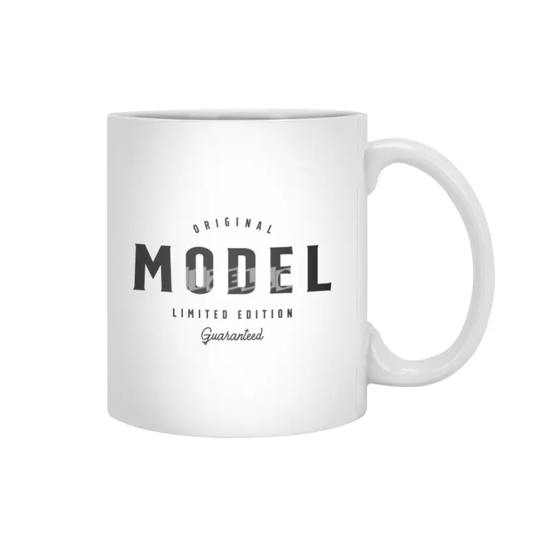 Model Funny Job Title Profession Birthday Worker Beyaz Kupa
