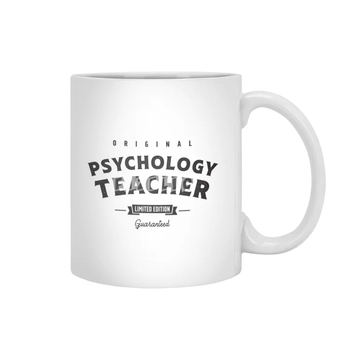 Psychology Teacher Funny Job Title Profession Birthday Worker Beyaz Kupa