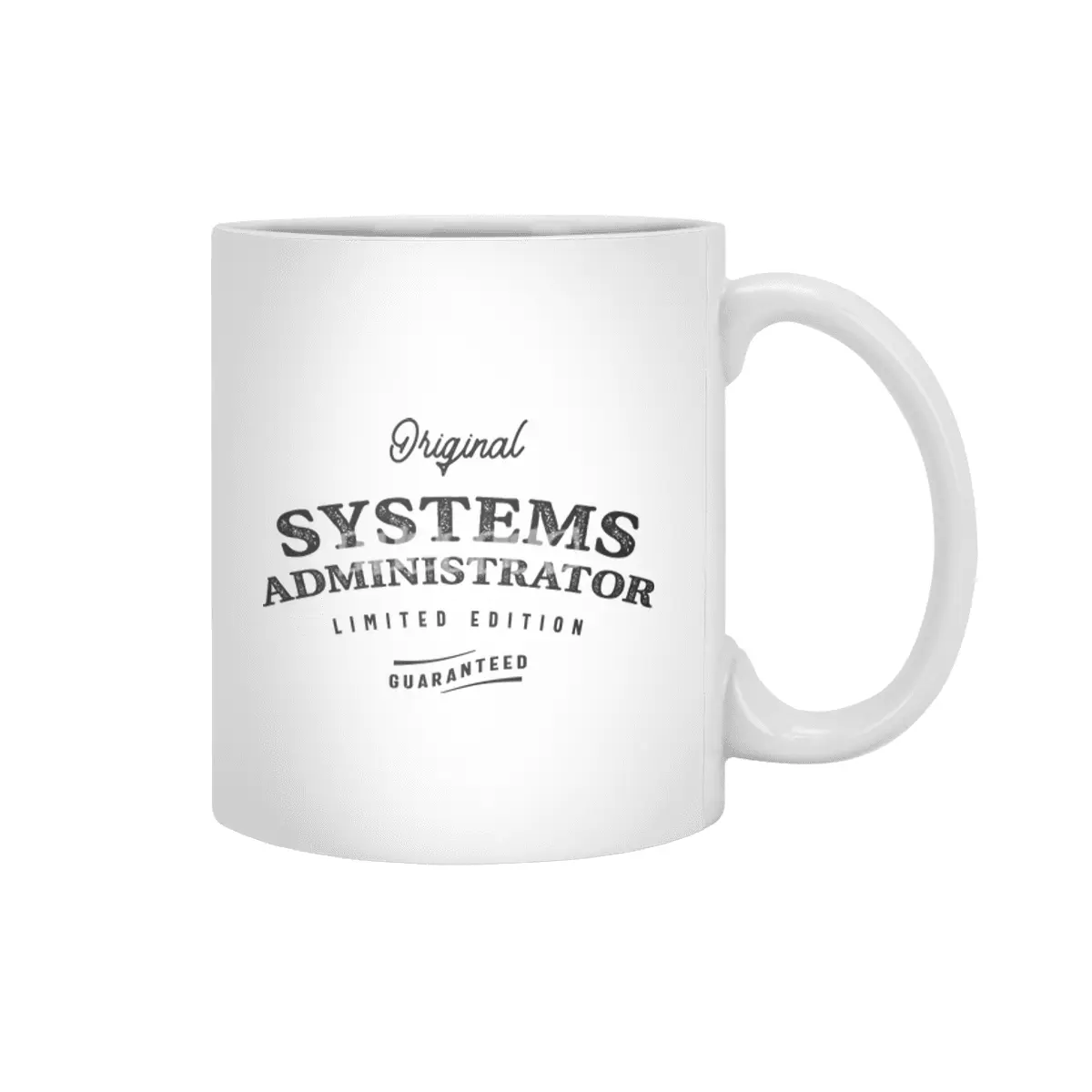 Systems Administrator Funny Job Title Profession Birthday Worker Beyaz Kupa
