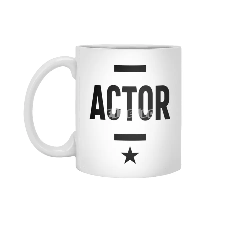 Actor Job Title Gift Beyaz Kupa