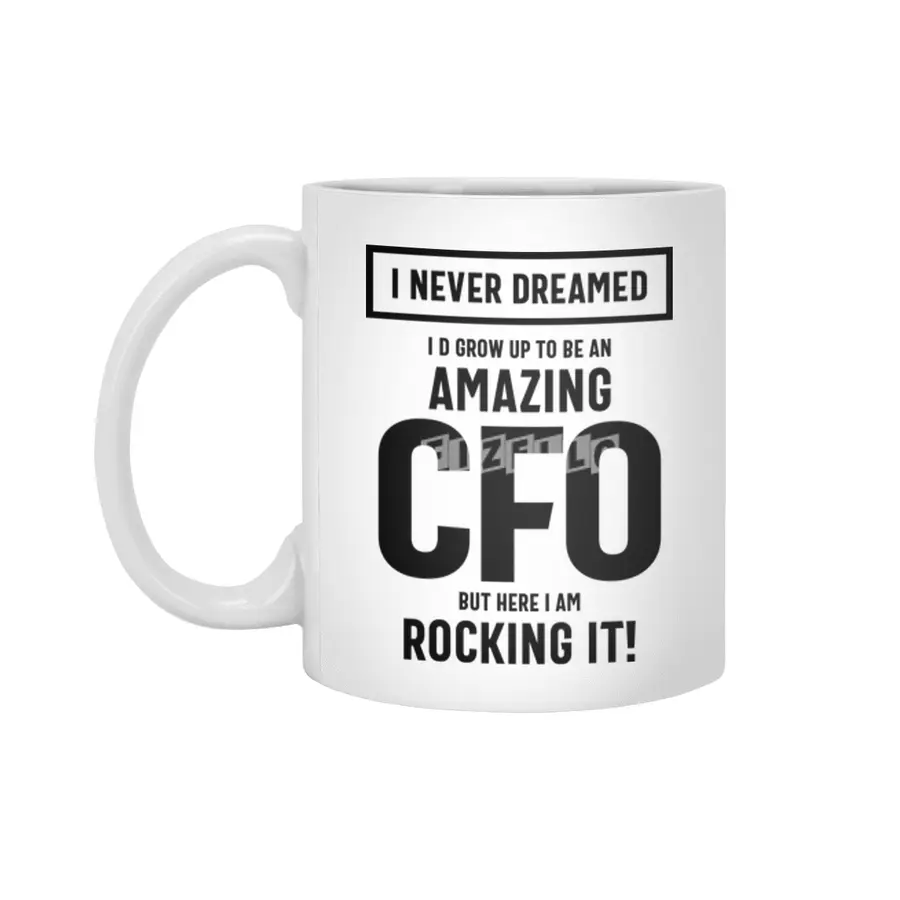 Amazing CFO Job Title Gift Beyaz Kupa