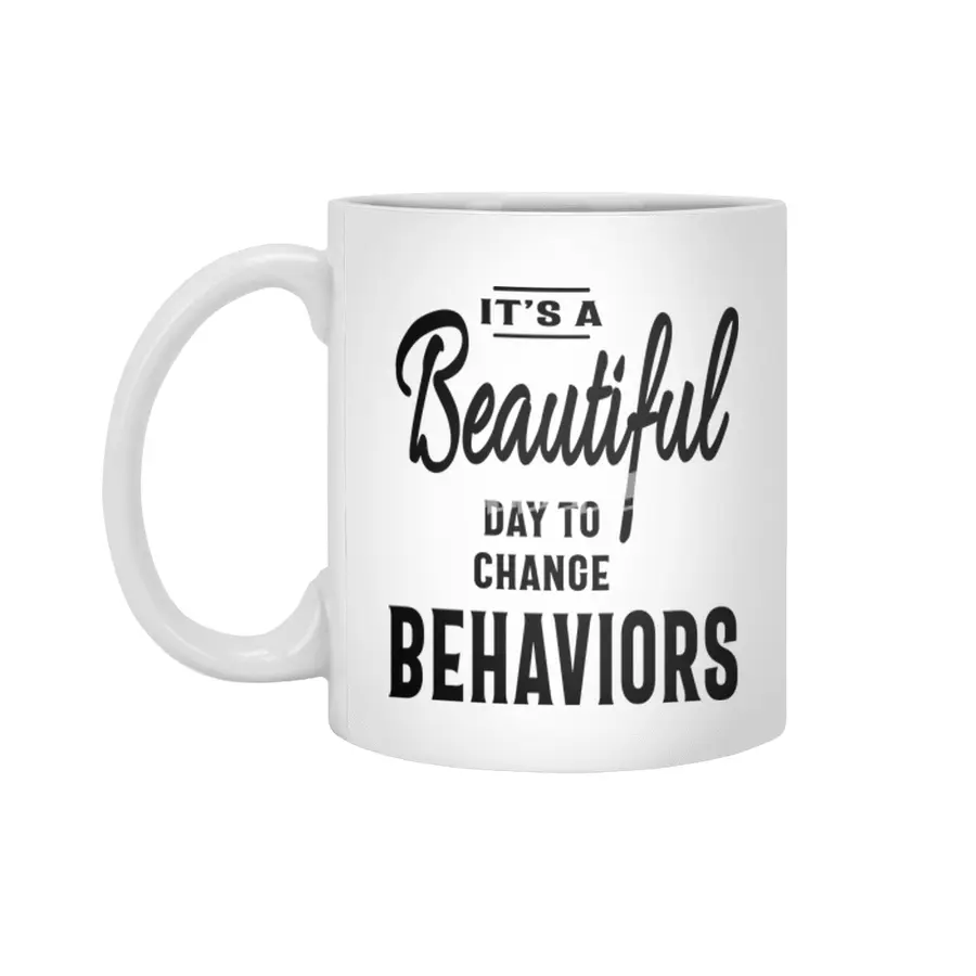 Beautiful Behaviors Job Title Gift Beyaz Kupa
