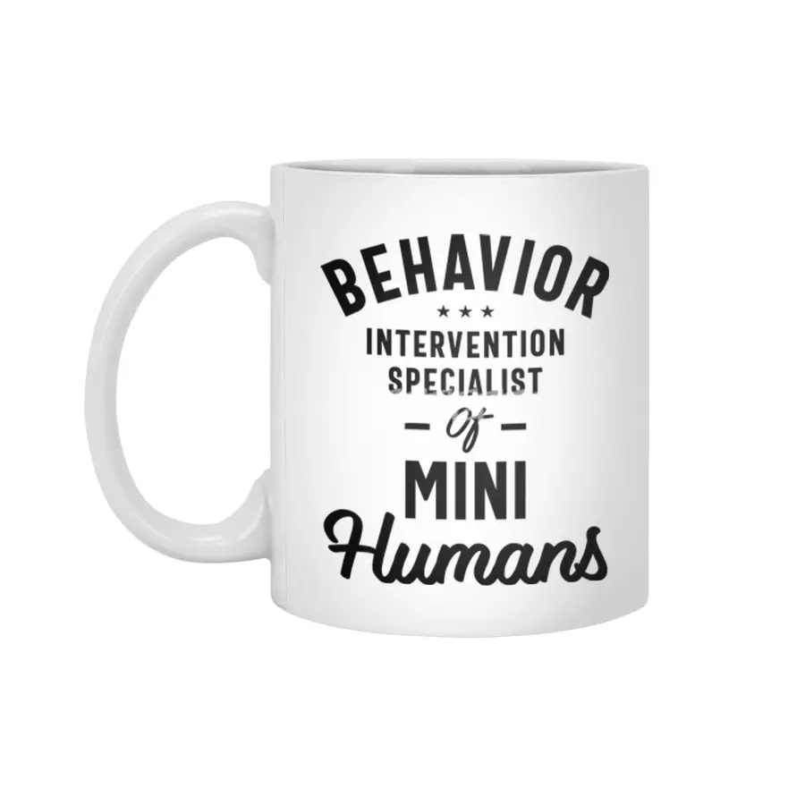 Behavior Intervention Specialist Job Title Gift Beyaz Kupa