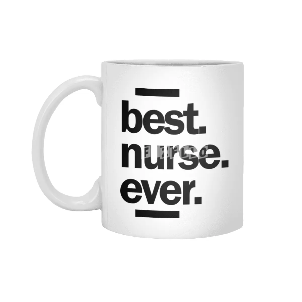 Best Nurse Ever Job Title Men Women Gift Beyaz Kupa