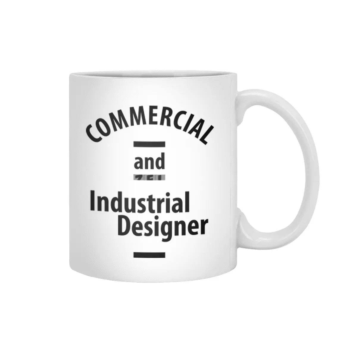 Commercial and Industrial Designer Job Title Gift Beyaz Kupa