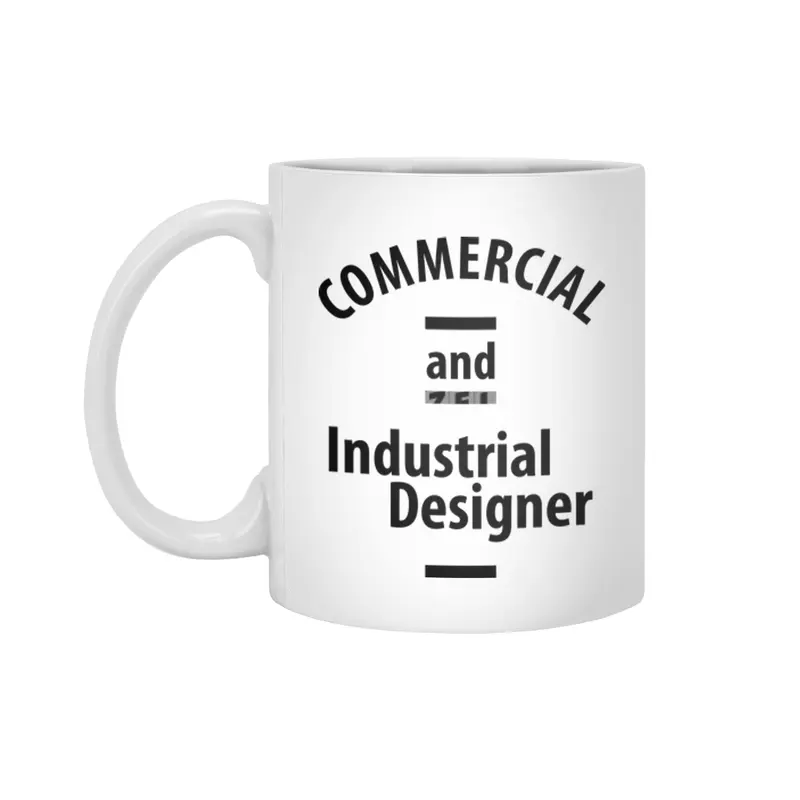 Commercial and Industrial Designer Job Title Gift Beyaz Kupa