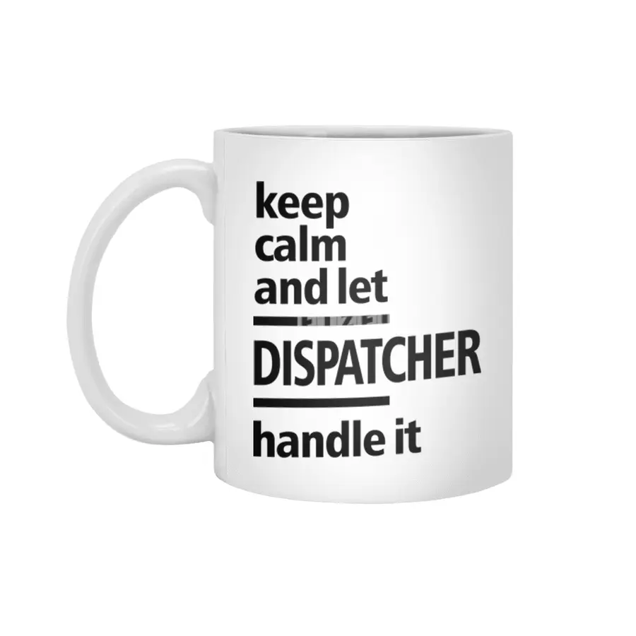 Dispatcher Job Title Gift Beyaz Kupa