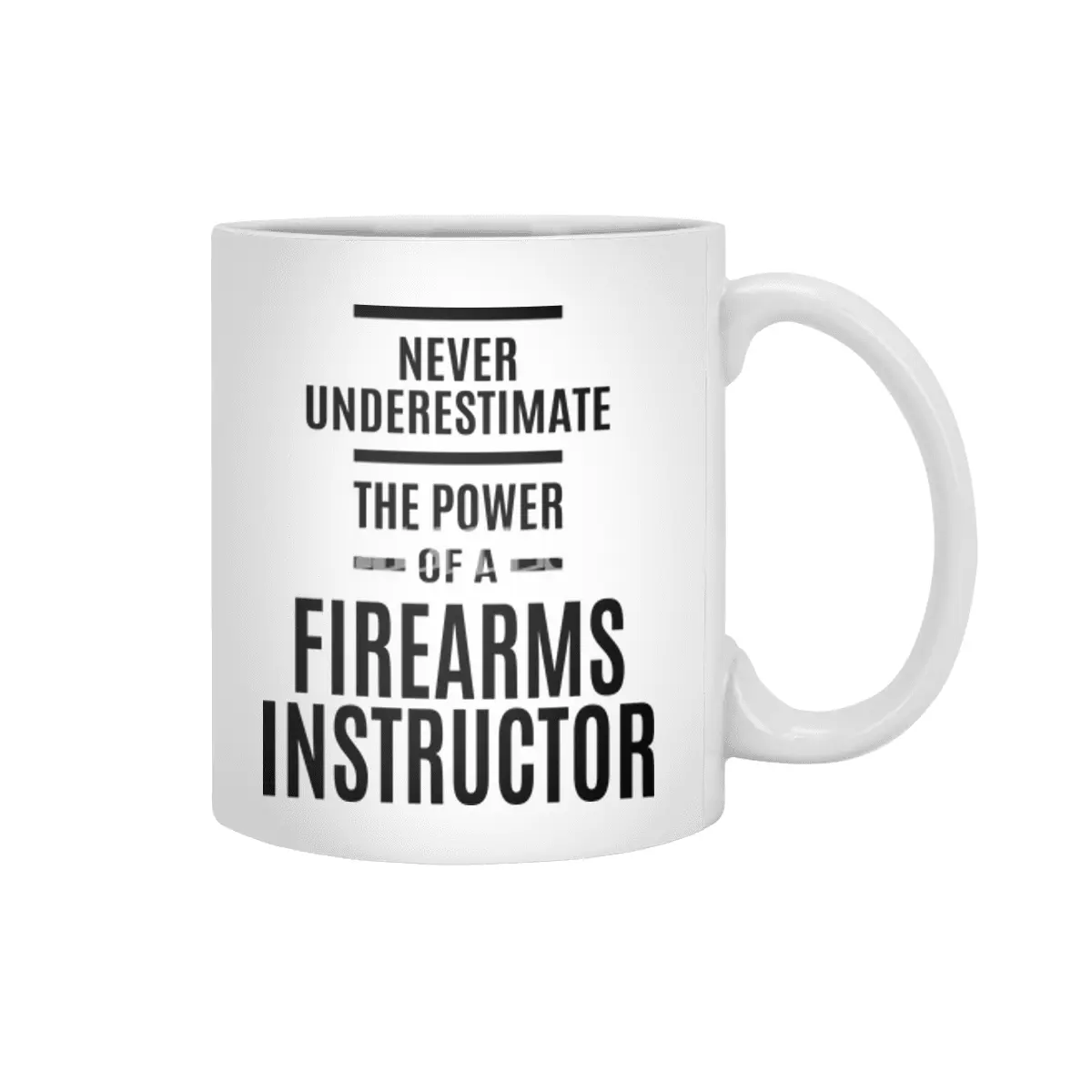 Firearms Instructor Job Title Gift Beyaz Kupa