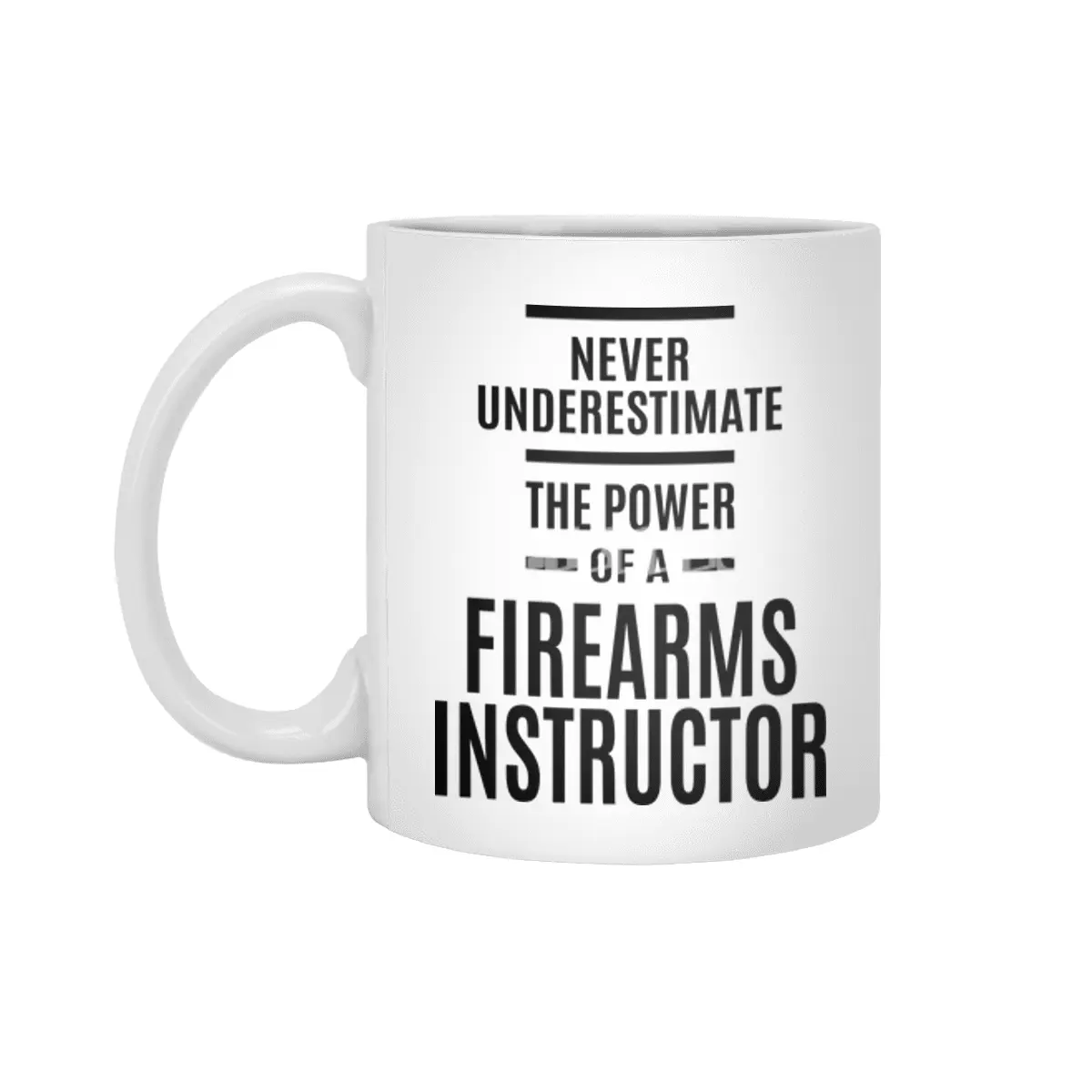 Firearms Instructor Job Title Gift Beyaz Kupa