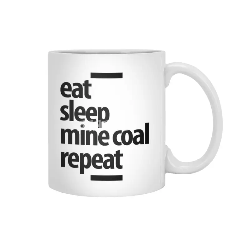 Funny Gift Mine Coal Job Title Gift Beyaz Kupa