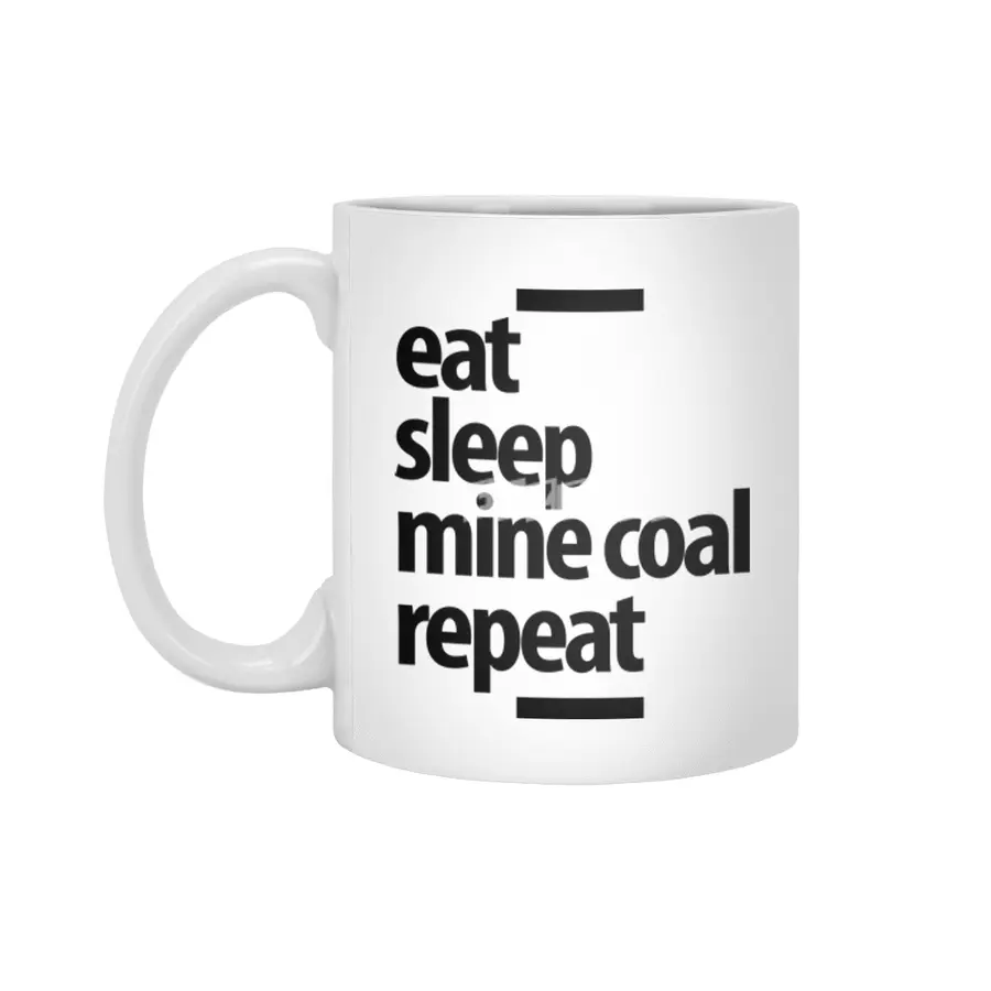 Funny Gift Mine Coal Job Title Gift Beyaz Kupa
