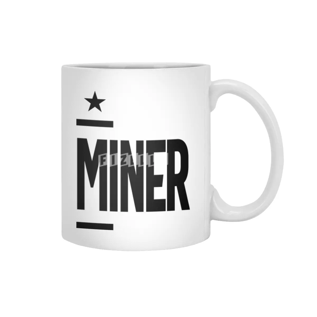 Miner Work Job Title Gift Beyaz Kupa