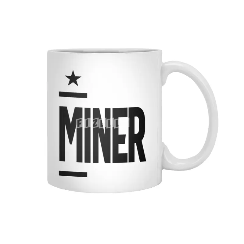 Miner Work Job Title Gift Beyaz Kupa