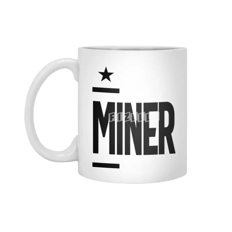 Miner Work Job Title Gift Beyaz Kupa