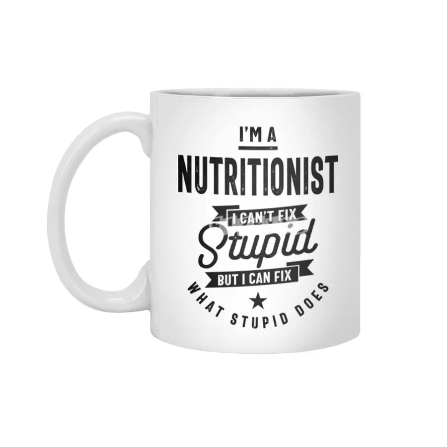 Nutritionist Job Title Gift Beyaz Kupa