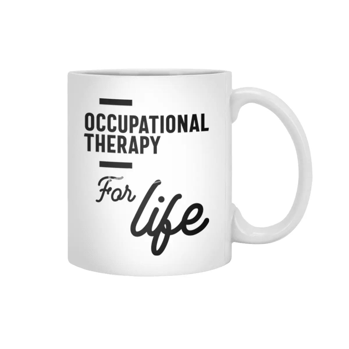 Occupational Therapy Work Job Title Gift Beyaz Kupa