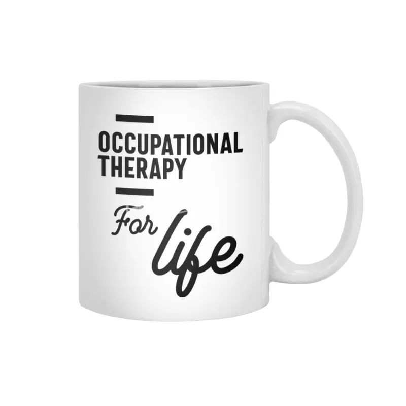 Occupational Therapy Work Job Title Gift Beyaz Kupa