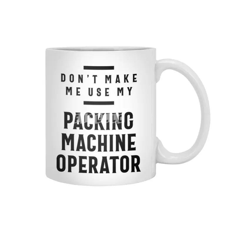 Packing Machine Operator Job Title Occupation Gift Beyaz Kupa