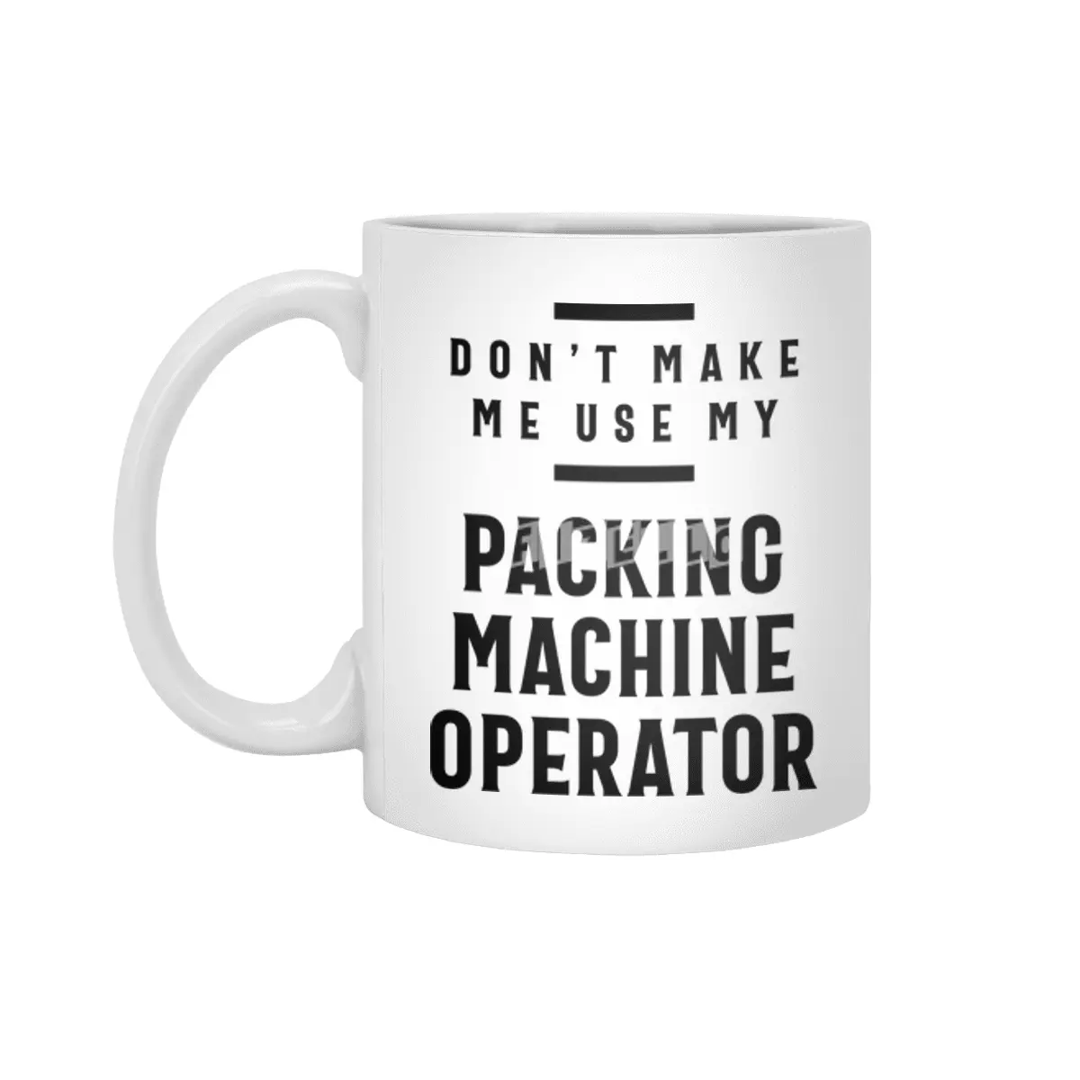 Packing Machine Operator Job Title Occupation Gift Beyaz Kupa