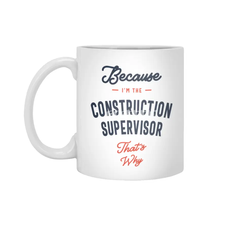 Construction Supervisor Job Title Profession Beyaz Kupa
