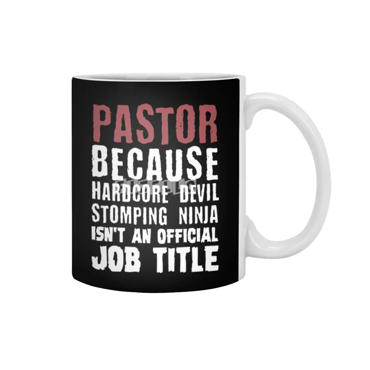pastor because hardcore devil stomping ninja isnt an official job title farmer Beyaz Kupa