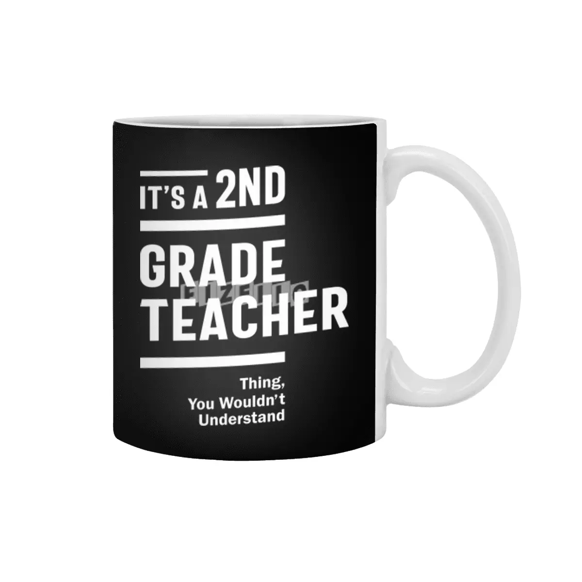 2nd Grade Teacher Job Title Occupation Gift Beyaz Kupa