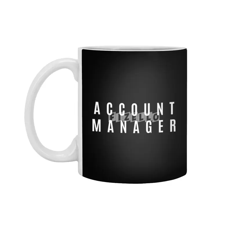 Account Manager Gift Funny Job Title Profession Birthday Idea Beyaz Kupa