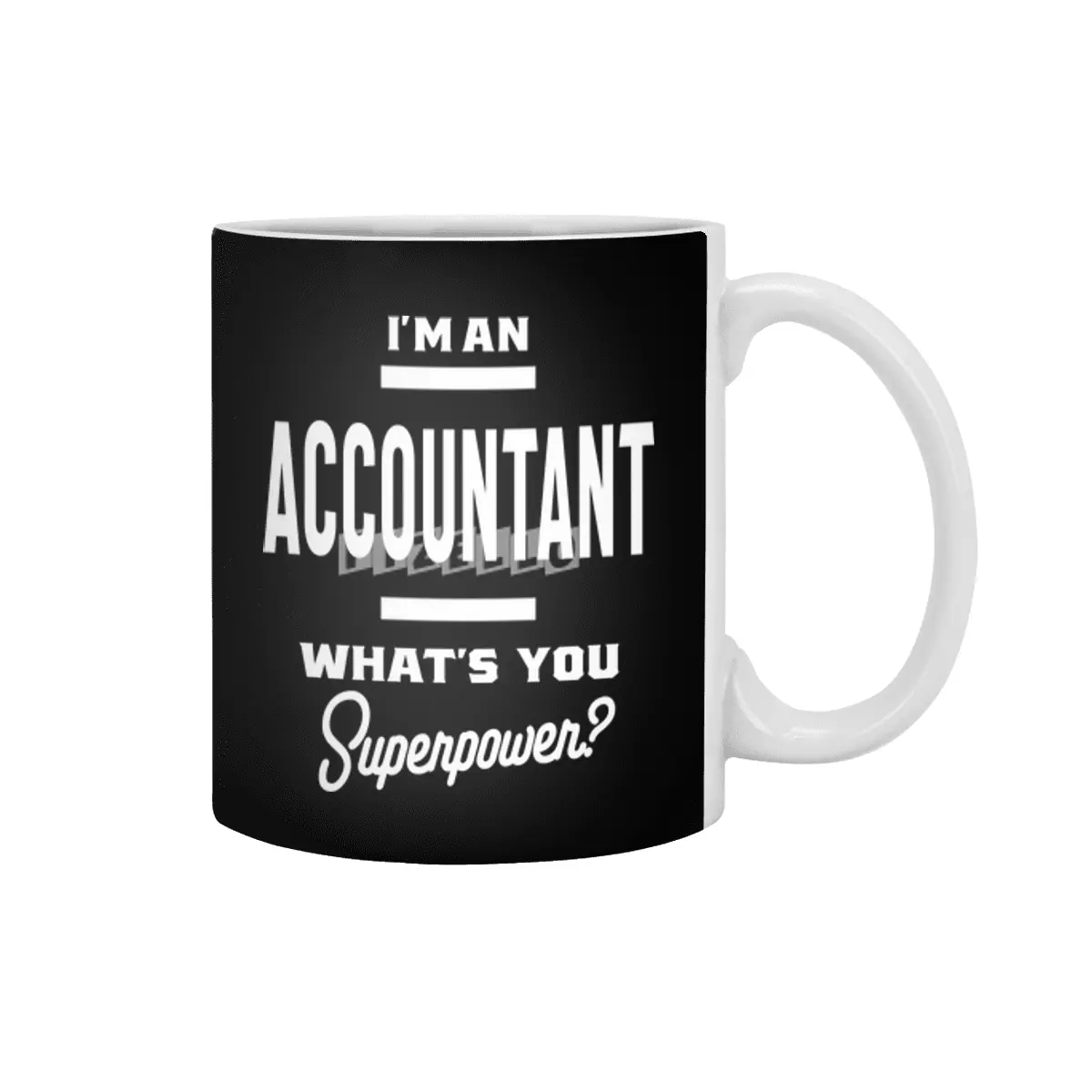 Accountant Work Job Title Gift Beyaz Kupa