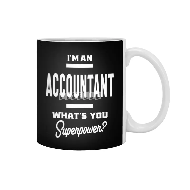 Accountant Work Job Title Gift Beyaz Kupa