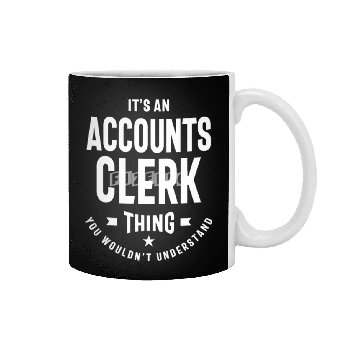Accounts Clerk Job Title Occupation Gift Beyaz Kupa