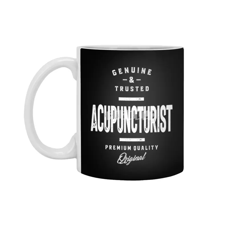 Acupuncturist Gift Funny Job Title Profession Birthday Idea Beyaz Kupa