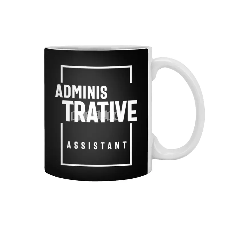Administrative Assistant Gift Funny Job Title Profession Birthday Idea Beyaz Kupa