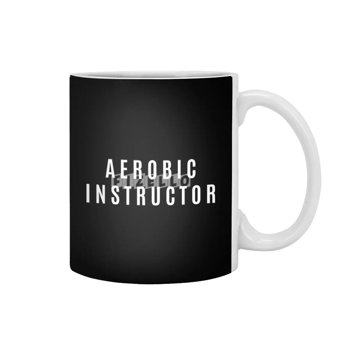 Aerobic Instructor Gift Funny Job Title Profession Birthday Idea Beyaz Kupa