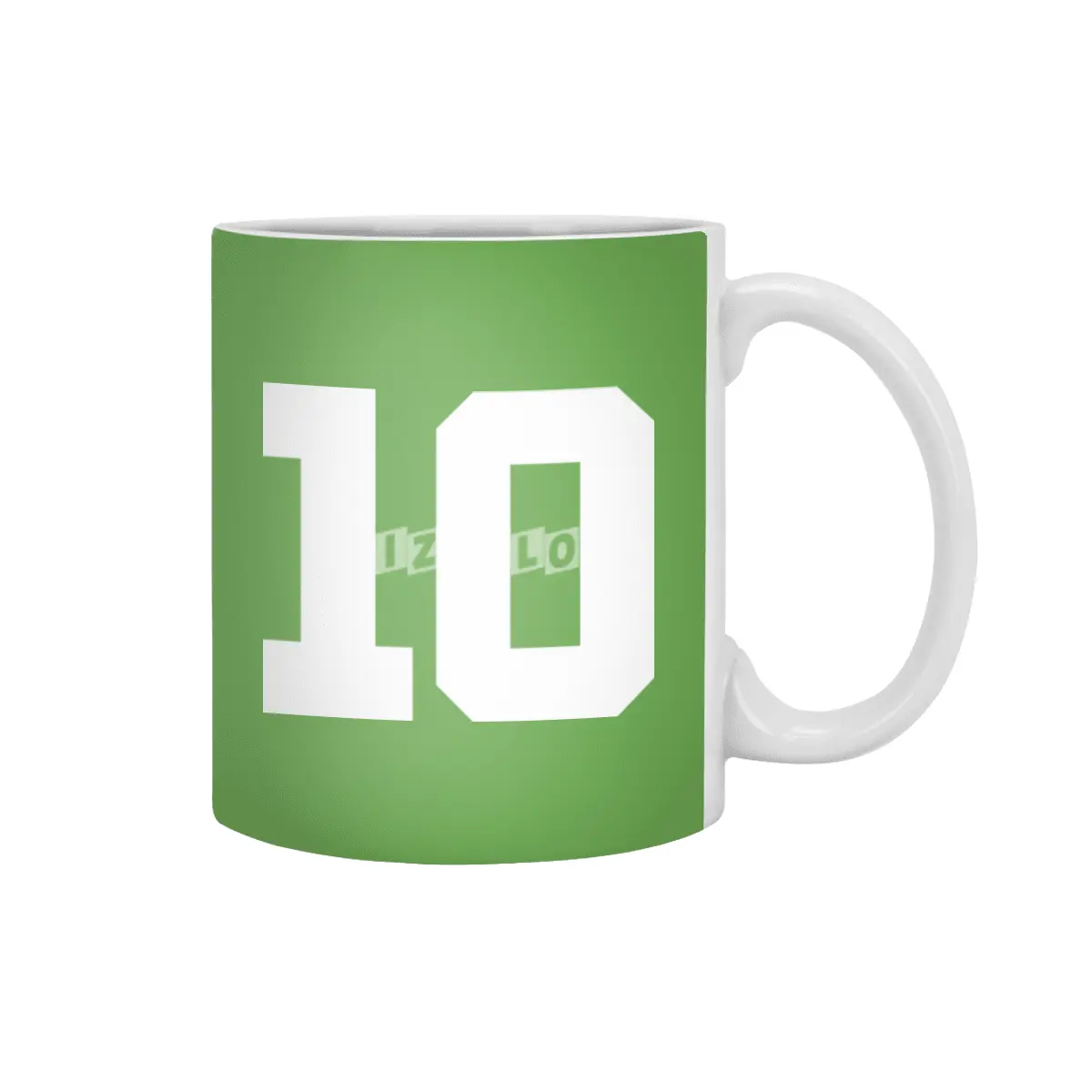 White Number 10 Beyaz Kupa