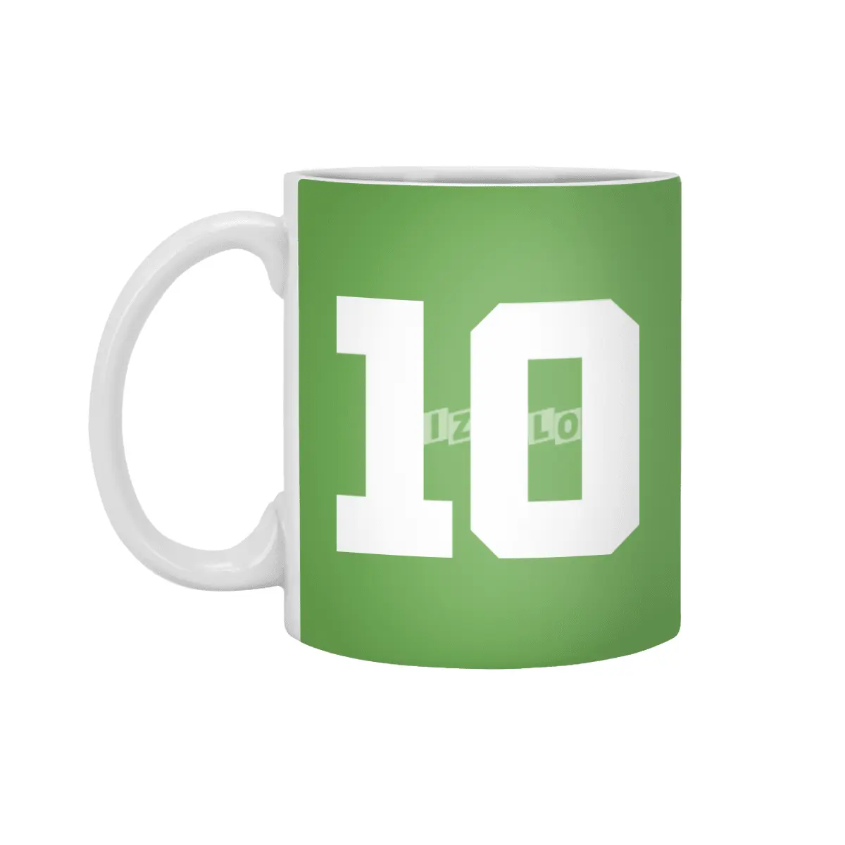 White Number 10 Beyaz Kupa