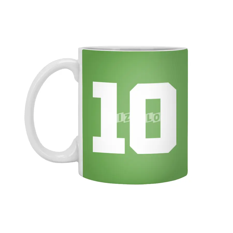 White Number 10 Beyaz Kupa