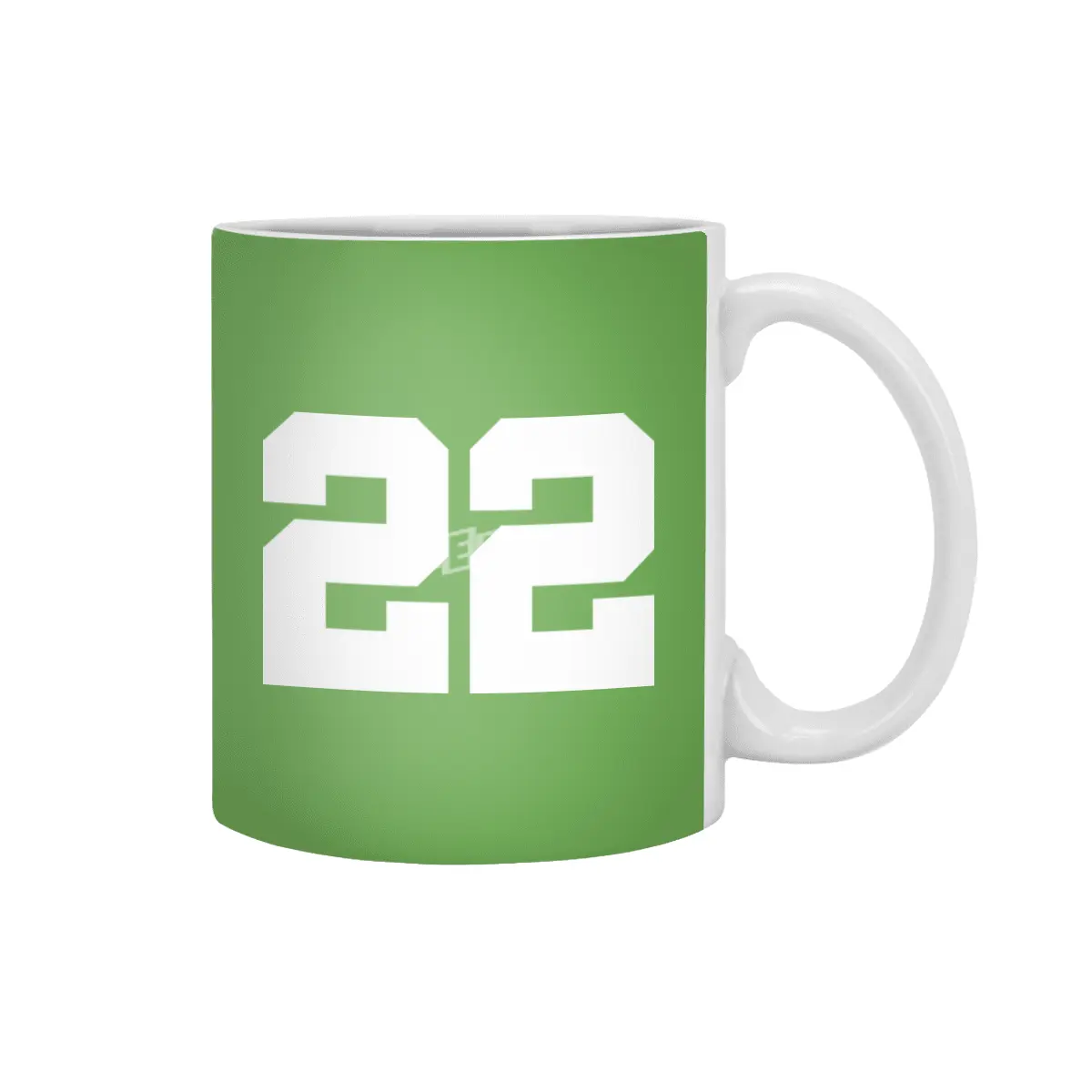 White Number 22 Beyaz Kupa