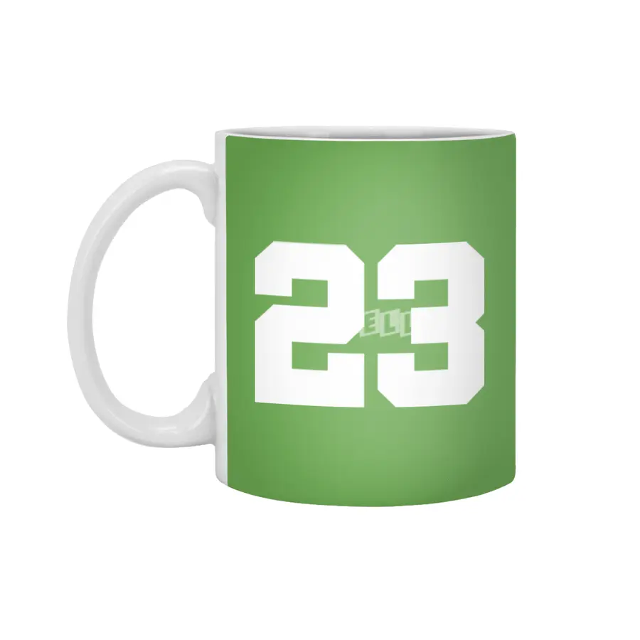 White Number 23 Beyaz Kupa