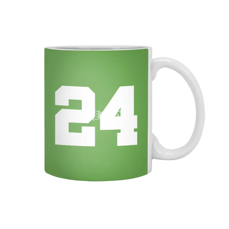 White Number 24 Beyaz Kupa