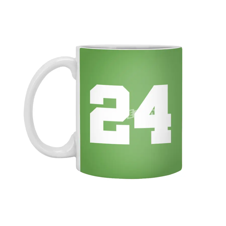 White Number 24 Beyaz Kupa