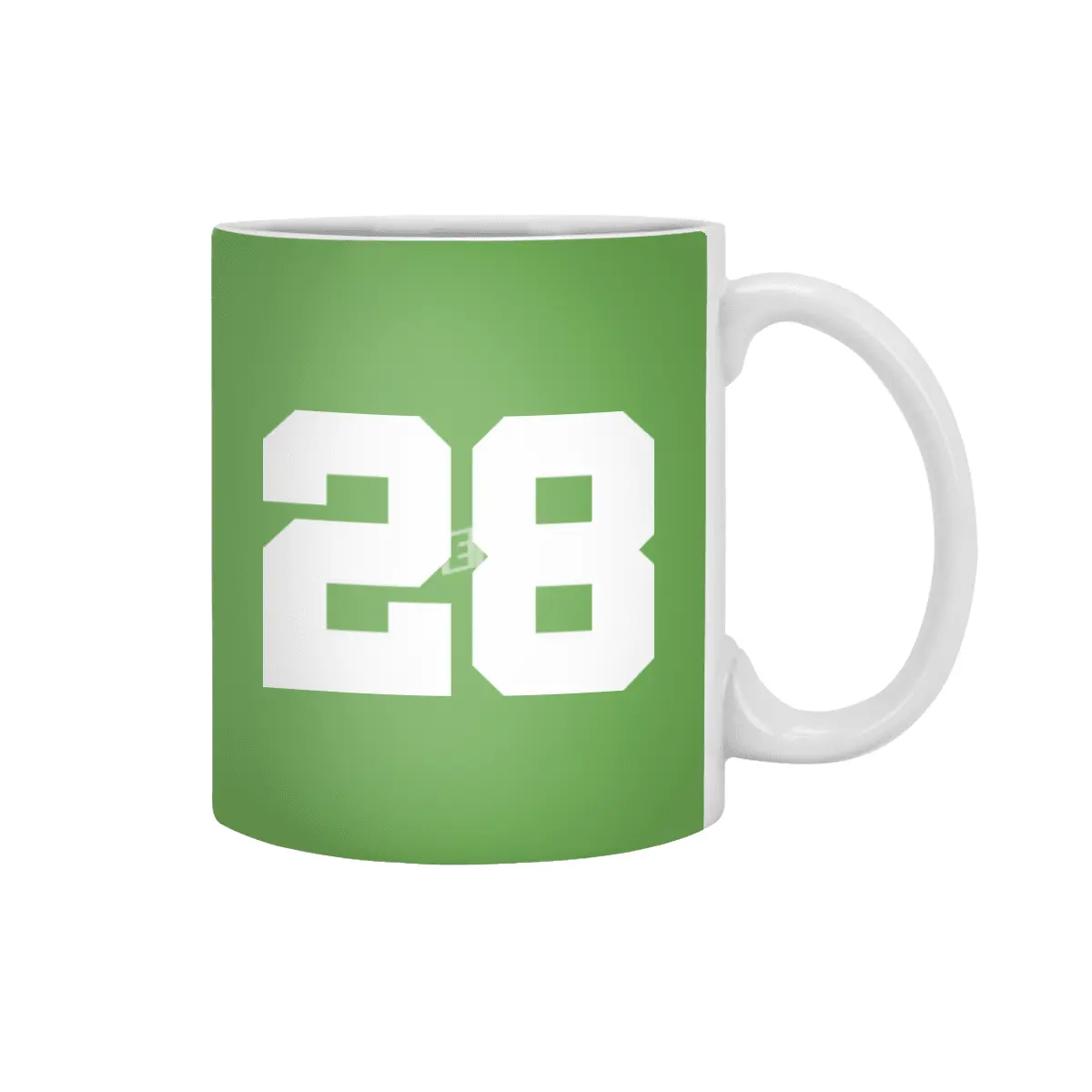 White Number 28 Beyaz Kupa