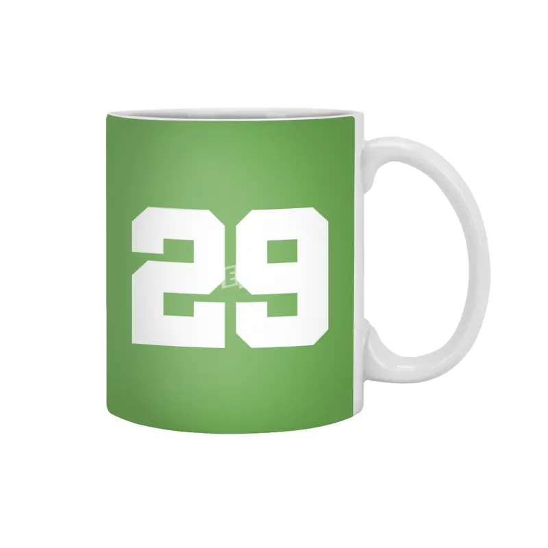 White Number 29 Beyaz Kupa