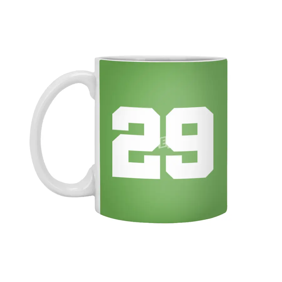 White Number 29 Beyaz Kupa