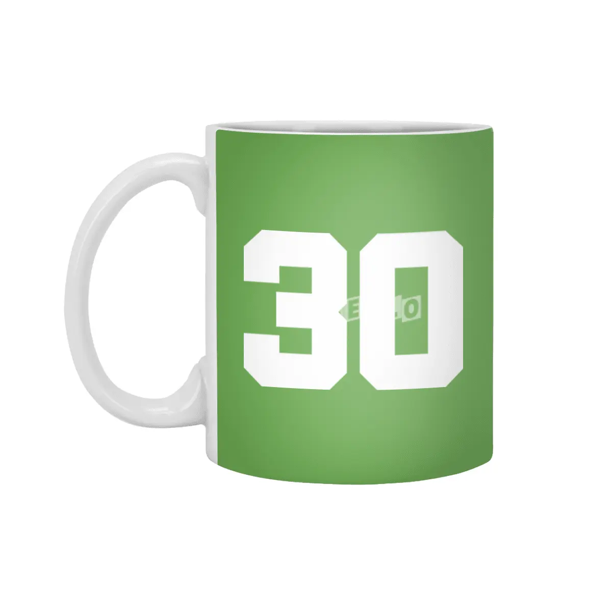 White Number 30 Beyaz Kupa