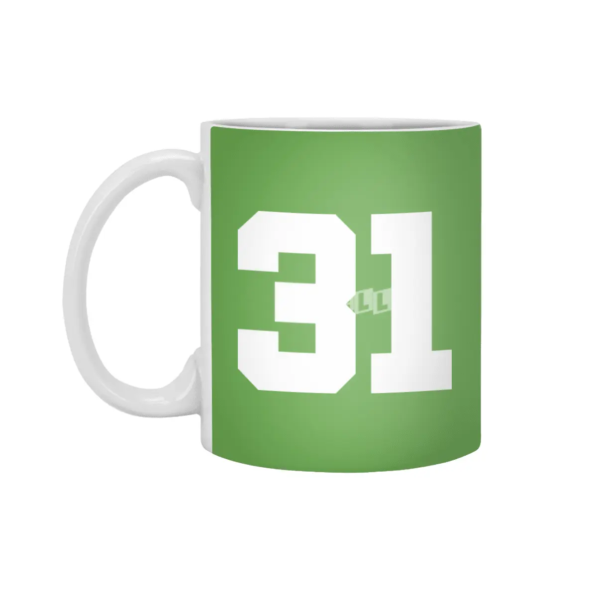White Number 31 Beyaz Kupa