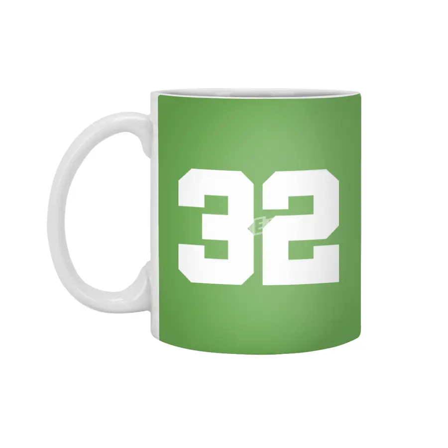 White Number 32 Beyaz Kupa