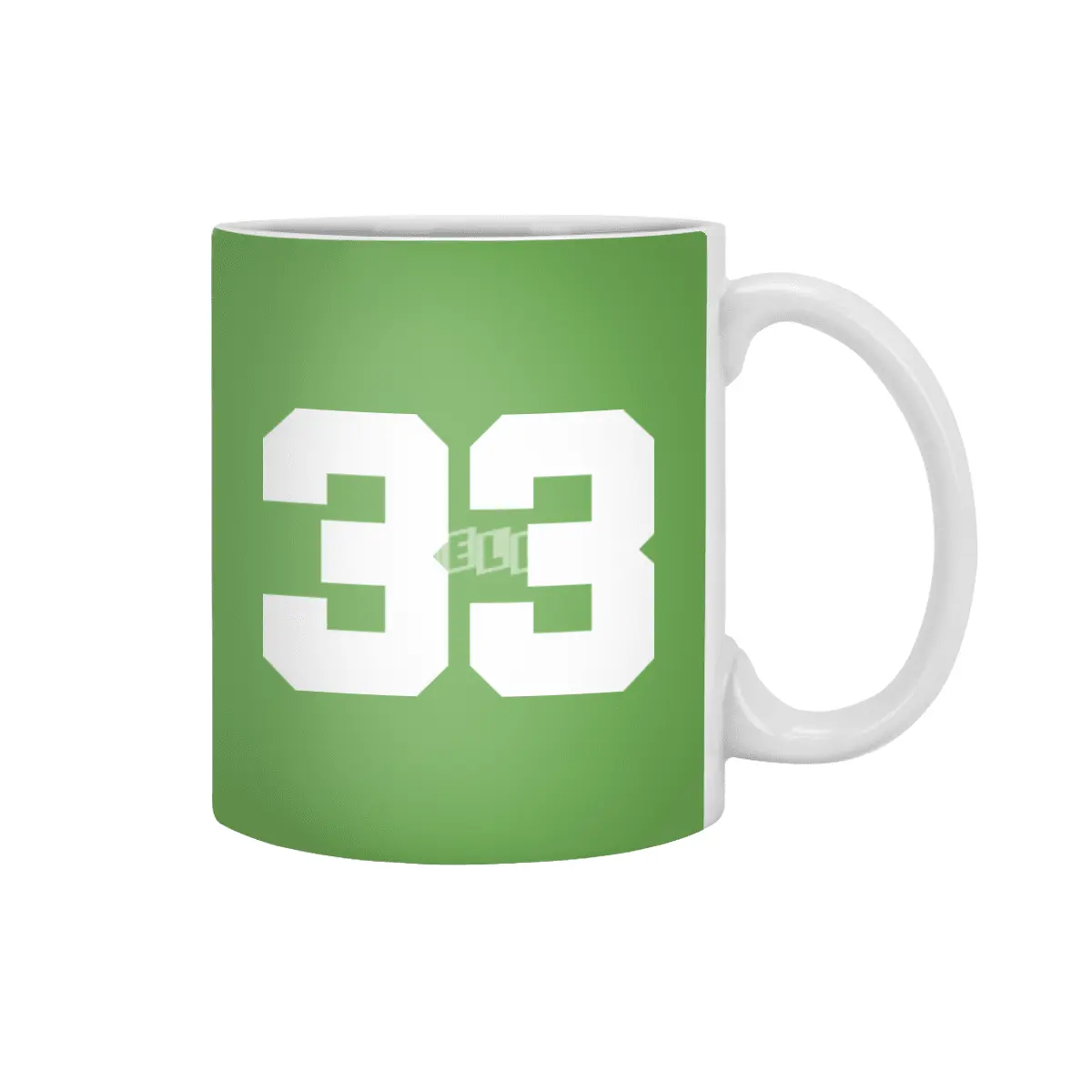 White Number 33 Beyaz Kupa
