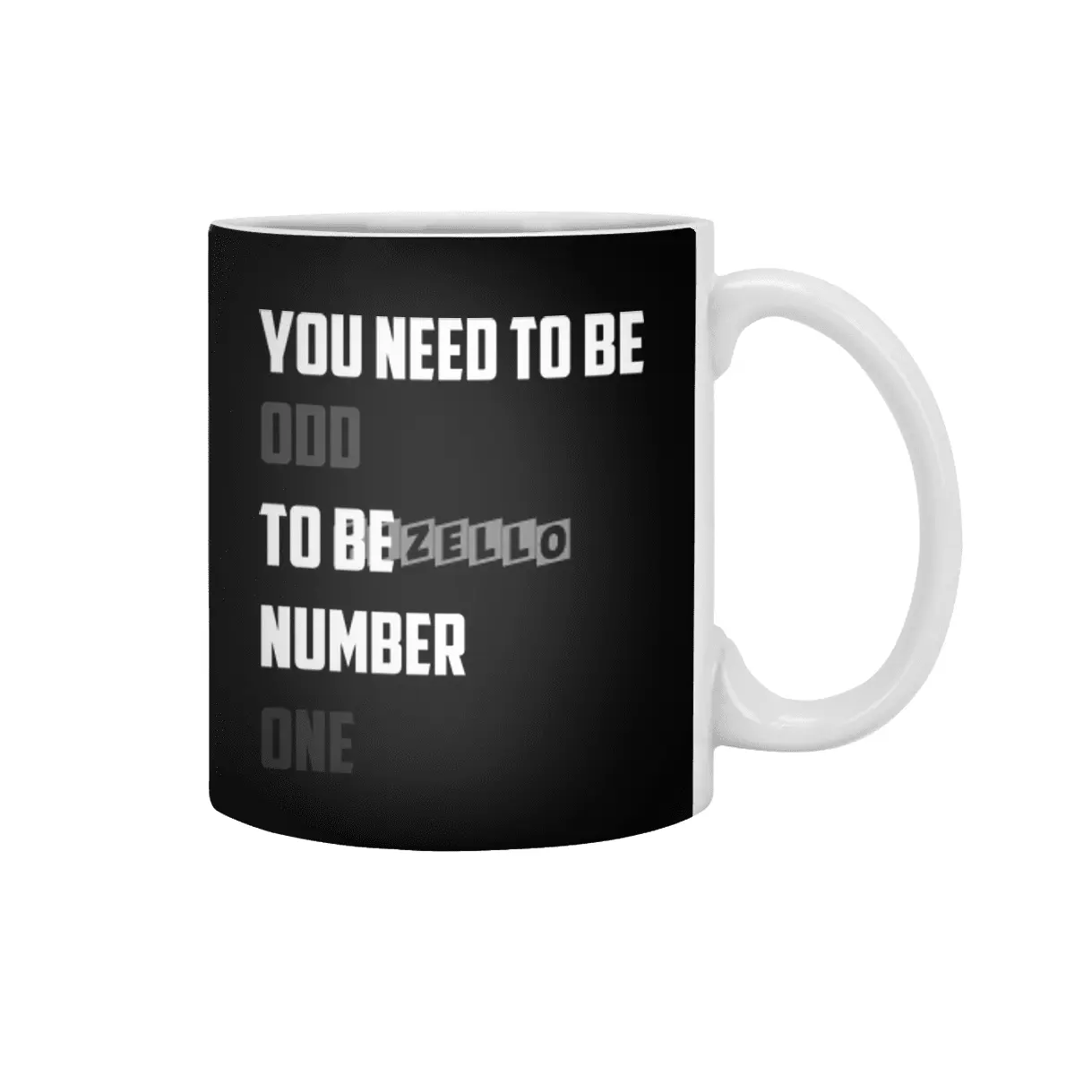 Number 1 Beyaz Kupa