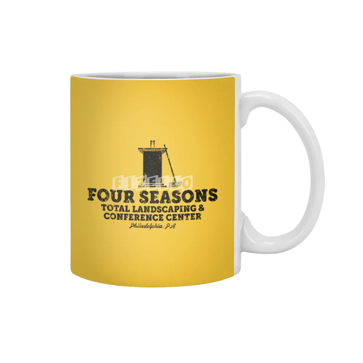 Four Seasons Total Landscaping and Conference Center (dark) Beyaz Kupa