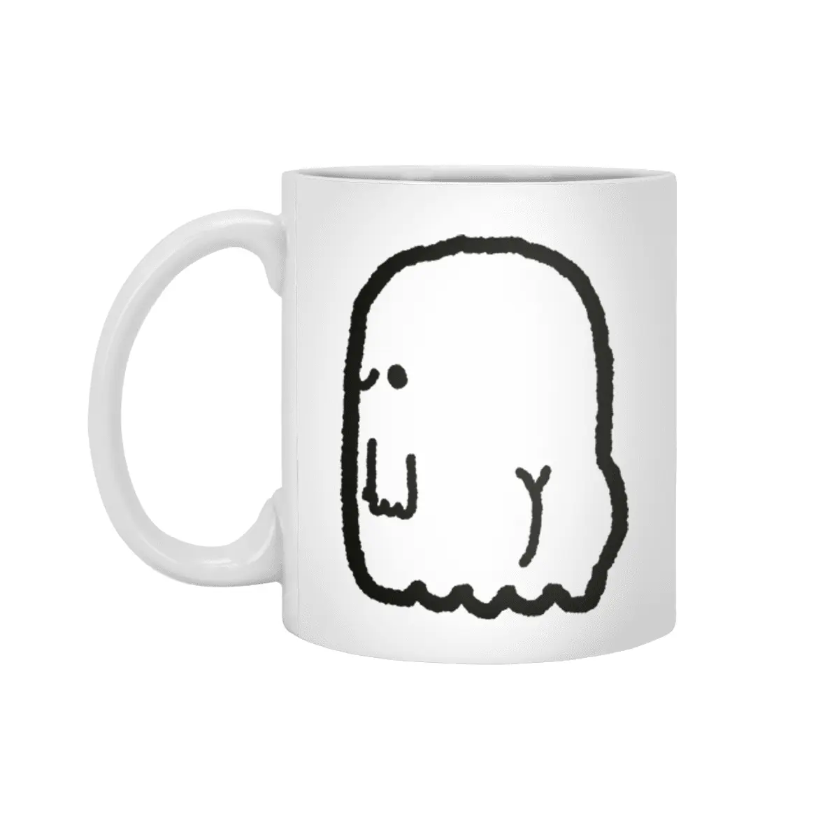 Boo-ty (Black) Beyaz Kupa